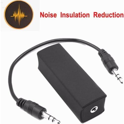 Anti-interference Ground Loop Noise Insulation Isolator 3.5mm AUX Filter Radio Audio Isolate For Car Audio System /Home Stereo