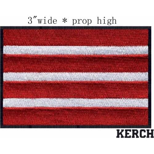 Kerch, Russia Flag 3"wide embroidery patch for barcelona jersey/appliques wedding/snap on tools