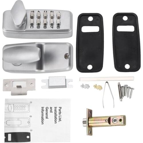 2-8 Digit Code Combination Door Zinc Alloy Convenient Password Security Coded Locks Furniture Cabinet Digital Lock