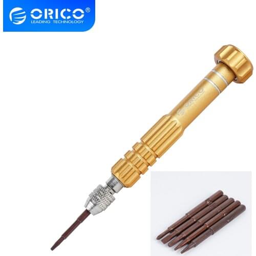 ORICO 5 in 1 Screwdriver Set Repair Tools Kit For iPhone Cellphone Precision Screwdriver Repair Kit Accessory For Celular Phone