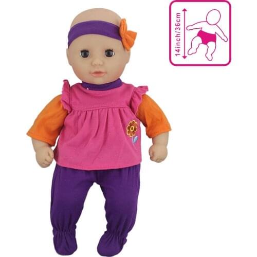 Outfit Wear for 36cm My Little Baby Annabell Doll 14 Inch Dolls Clothes