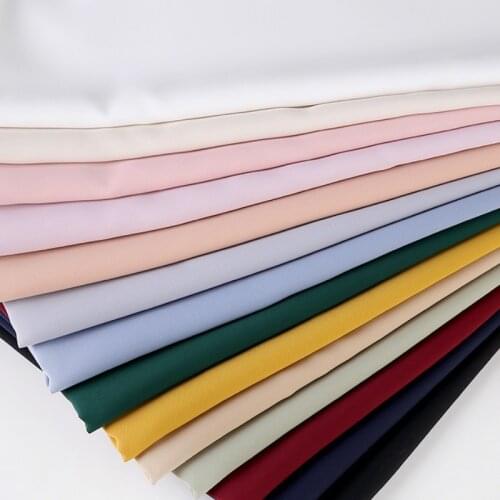 Solid Trousers Uniform Fabric Drape Fashion Spring Autumn Dress Quality Office Suit Shirt Top Plain Color Fabric