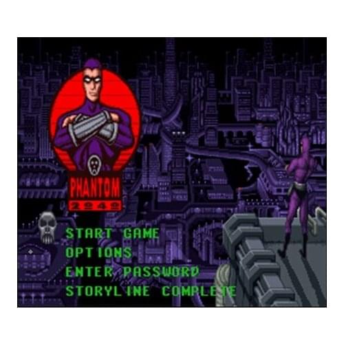 Phantom 2040 16 bit Big Gray Game Card For NTSC Game Player Drop Shipping