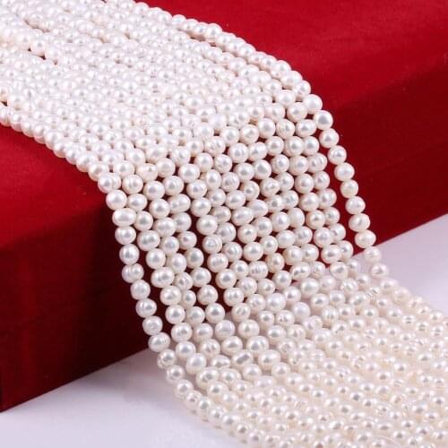 Freshwater Round Pearl Loose Beads For DIY Bracelet Earring Necklace Sewing Craft Jewelry Accessory