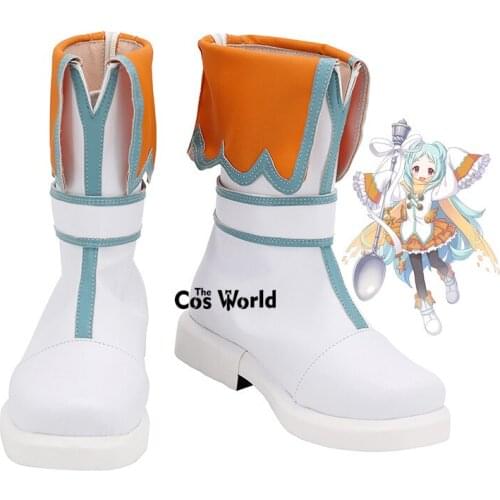 Princess Connect! Re:Dive Izumo Miyako Games Anime Customize Cosplay Low Heels Shoes Boots