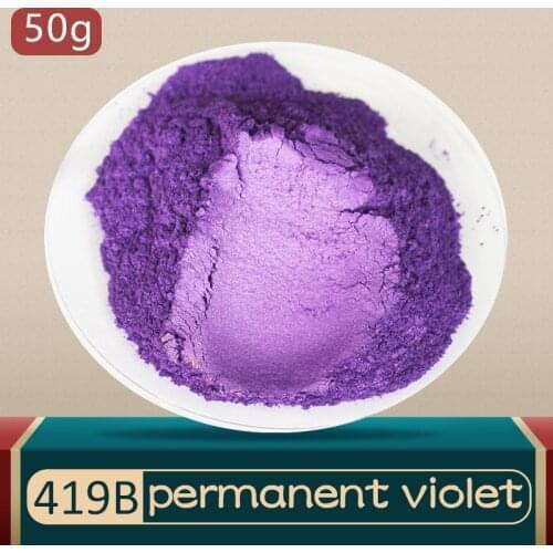 Type 419B Pigment Pearl Powder Mineral Mica Dust Dye Colorant for Soap Automotive Art Crafts 10/50g