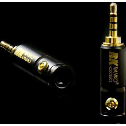 RANKO ACOUSTICS REP-500 High-Quality 24K Gold-Plated Phosphor Bronze Copper Housing 2.5mm Plug
