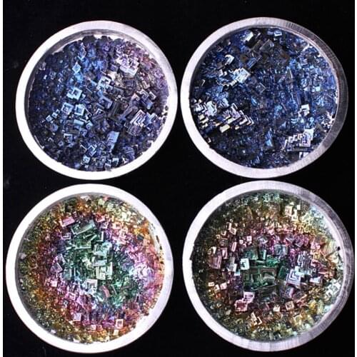 100-110mm High Quality Bismuth Crystal Bowl Bismuth Ore Crystal Iridescent Bowl Minerals Specimen Rocks Home Furnishing Articles