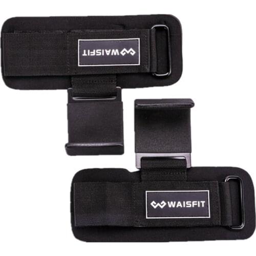 2 PCS Weight Lifting Hooks Hand-Bar Wrist Straps Gym Fitness Hook weight Strap Pull-Ups Power Lifting Gloves For Weight Training