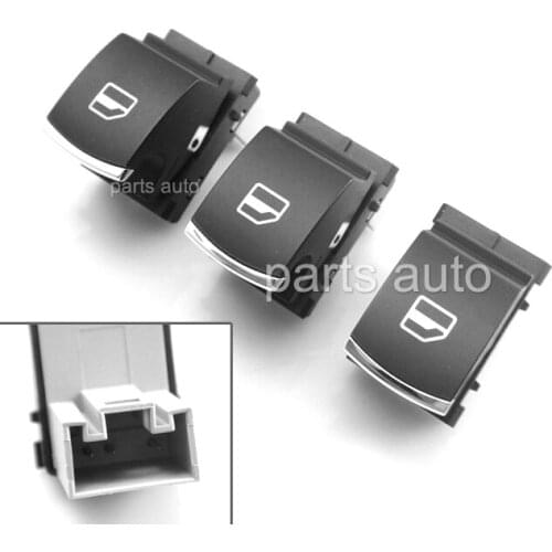 3x a Set For PASSAT JETTA MK5 MK6 GOLF B6 CHROME PASSENGER SIDE WINDOW SWITCH CONTROL 5ND 959 855 B