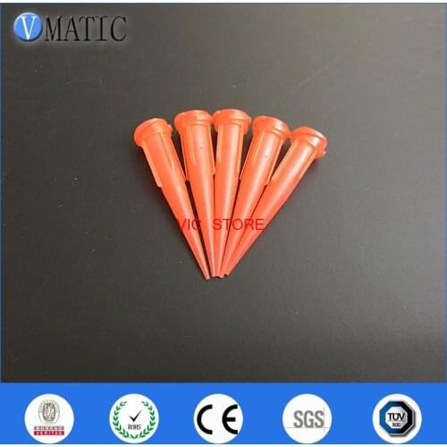 Free Shipping 100Pcs 25G Red TT Liquid Dispenser Needles Plastic Tapered Tips