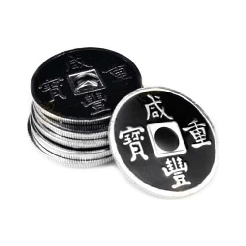 Free Shipping 5pcs/lot Chinese Coin Magic Tricks US Half Dollar Size,Magic Accessories Gimmick Magician Toys Close up Illusions