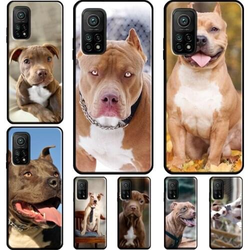American Pitbull Terrier Cover For POCO X3 Pro F3 M3 Case For Xiaomi Mi 11 Ultra Mi Note 10 Lite 9T 10T Pro Cover