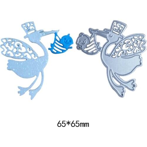 Baby and Bird Metal Cutting Dies Stencils knife mould for DIY Scrapbooking photo Album Decorative Embossing DIY Paper Cards