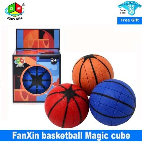 FanXin basketball Magic cube Professional Stickerless Unequal special Speed Cube shape toys cube professional cubo magico