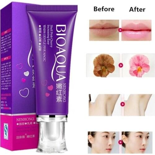 1Pcs 30g BIOAQUA Gel Lips Whitening Lip hygiene lips whitening body skin care feminine pink girl cream Korean cosmetics
