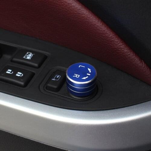 For Suzuki Vitara S-Cross 2015 2016 2017 2018 Car Rearview Mirror Adjustment Switch Sticker Rear Mirror Knob Accessories Styling