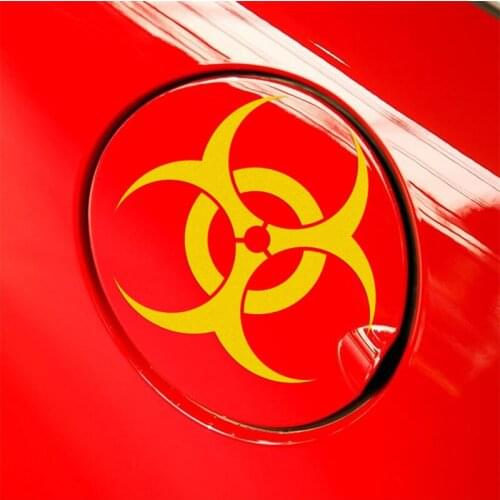 3 Pieces Biochemical Icon Stickers Decal Car Styling For All Car exterior accessories