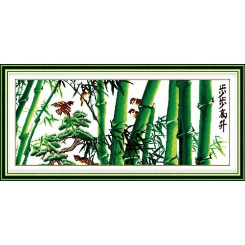 Promoting to a higher position cross stitch kit 18ct 14ct 11ct count printed canvas stitching embroidery DIY handmade needlework