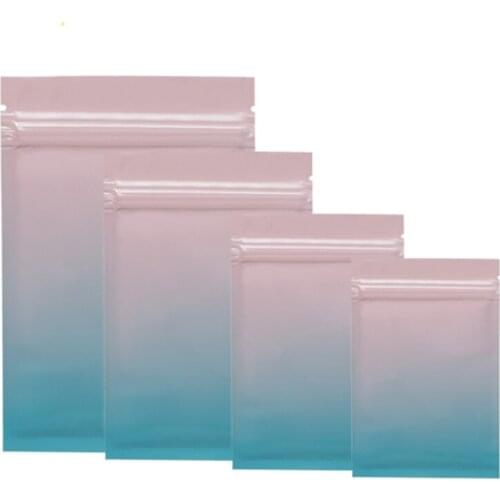 Luxury Aluminum Foil Ziplock Bag Metallic X-mas Gifts Packaging Bags Chocolate Powder Sugar Liquid Heat Sealing Bags