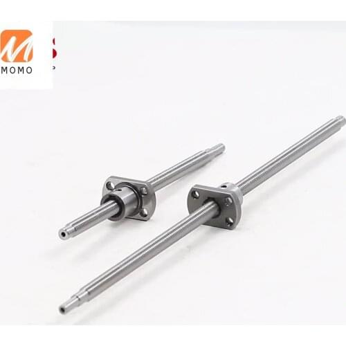 SFKR00801 SFKR00802 SFKR0802.5 DFC7 8mm ball screw ballscrews 1mm 2mm 2.5mm pitch with nut SFK00801 SFK00802 SFK0802.5