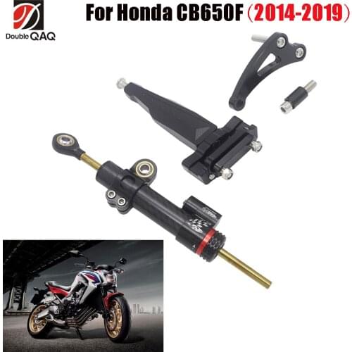 For Honda CB650F 2014-2019 Motorcycle grip directional damper CNC Steering stabilizer damper mounting bracket kit