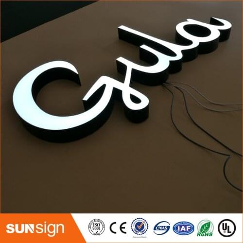 High polymer resin made led lighted letter sign