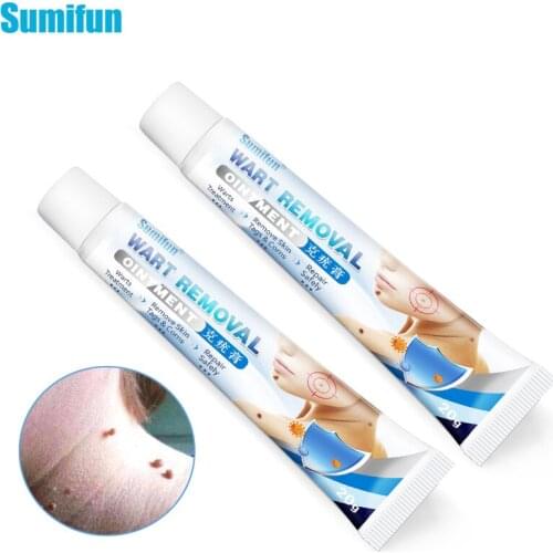 Sumifun 1/5Pcs Warts Remover Antibacterial Ointment Wart Treatment Cream Skin Tag Remover Corn Plaster Warts Ointment