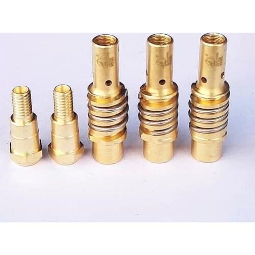 20pcs Gas shielded welding gun 15AK/24KD connecting rod Conductor head seat Front joint two welding torch accessories