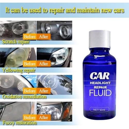 30ml/10ml Car Headlight Repair scratch remove Refurbishment Coating Oxidation repair Polishing Car Light Repair Agent