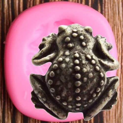 3D Frog Silicone Molds Animals Fondant Molds DIY Cake Decorating Tools Candy Chocolate Gumpaste Mould Resin Clay Soap Moulds