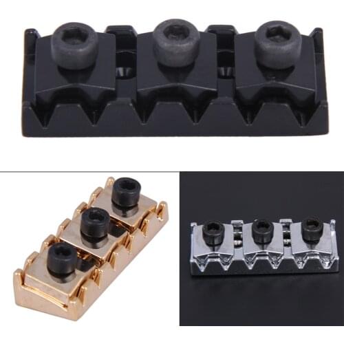 42.2mm Zinc Alloy Guitar Locking Nut String Lock for Guitar With Allen Wrench Guitar Accessories Black/Silver/Gold Guitar Parts