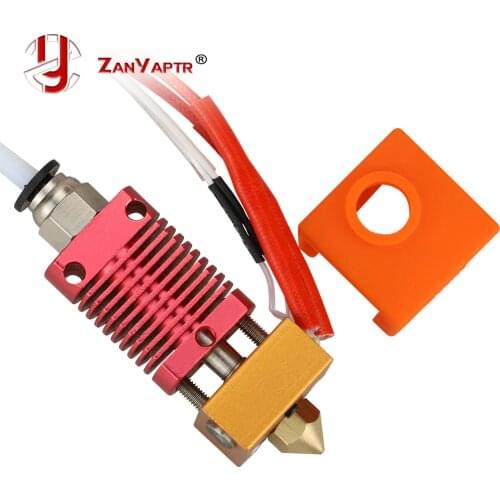 Assembled 1.75mm Extruder Hotend kit Aluminum Heat Block For 3D Printer Ender-3/CR-10/CR-10S With 0.4mm Nozzle printer