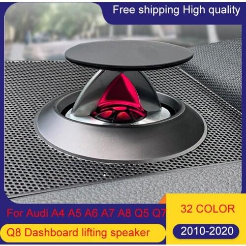 Center dashboard lifting speaker For Audi A4 S4 RS4 A6 S6 RS6 A7 S7 RS7 A5 S5 RS5 Q5 SQ5 A6 C8 Q7 A8 professional tweeter