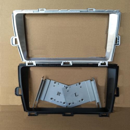 Car Fascia Navigation Fascias Dash Frame Kit For 9" Android Multimedia Player For Prius L.H.D. 2008 20092010 2011 2012 2013-2015