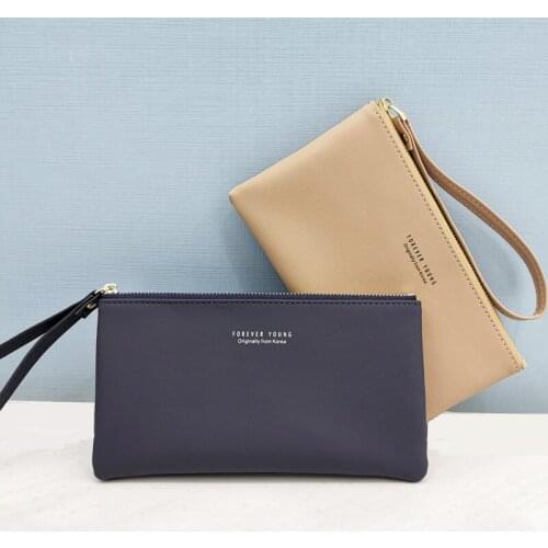 Ladies Long Design Solid Wallet Fashion Multifunctional Purses Credit Card Key Ring Mobile Phone Bag Big Capacity Clutch Cartera