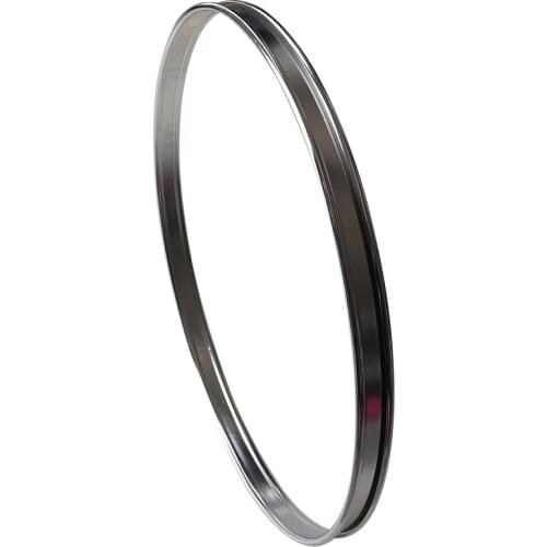 24inch silver color bass drum hoop metal hoop stock with a little rusty problem and scratches