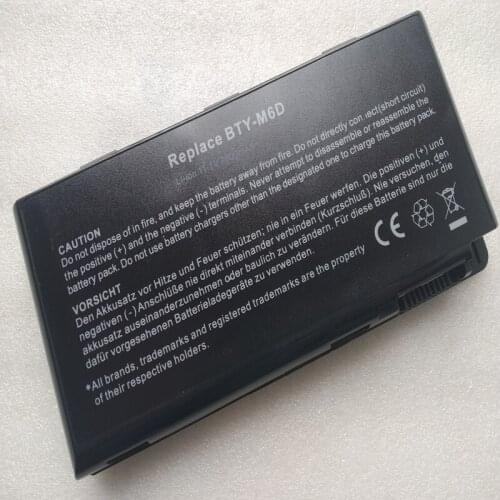 New BTY-M6D for MSI GT60 GX60 GT70 GT660 GX660D GT680R GX680 GT780 E6603 GT663 GT670 GT680DX GT783 GX780 Genuine Laptop Battery