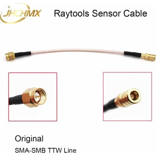 JHCHMX Original Raytools Sensor Cable Transformer Wire SMB-SMA TTW Line For Raytools Fiber Laser Cutting Head BT230/BT240 BM110