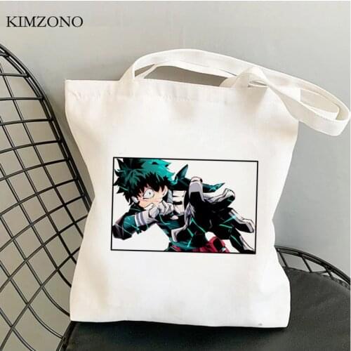 My Hero Academia shopping bag shopping bolsas de tela reusable recycle bag jute bag bag bolsas ecologicas bolsas reutilizables