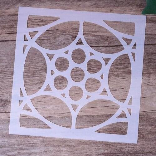 15 cm DIY Craft Layering Stencils For Walls Painting Scrapbooking Stamping Stamps Album Decorative Embossing Paper Cards