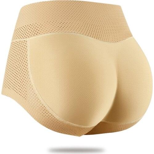 Butt Lifter One-Piece Padded Panties Hip Shaper Body Women Shapewear Sexy Big Ass Builder Soft Cotton Lining Underwear Black