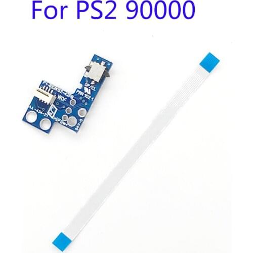 2Sets For 9W ON OFF Power Switch Board Circuit Board Replacement for Playstation PS2 90000 9000x Cable