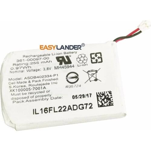 Easylander 3.8V 255mAh Replacement Battery For Garmin fenix 5 GPS sports watch Smart watch MH45944 with connector