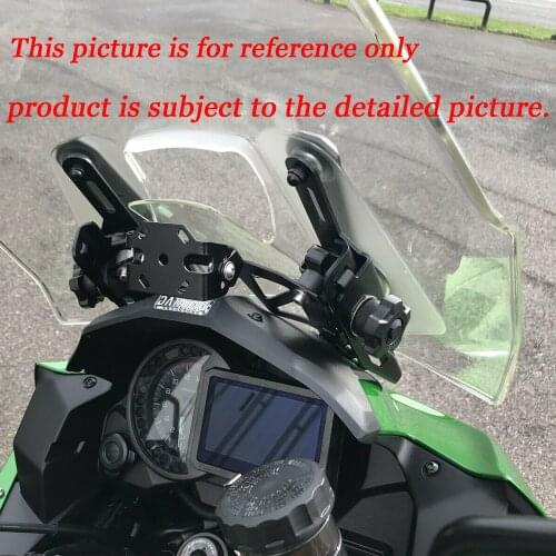 Motorcycle Accessories Mobile Phone Holder For Kawasaki Navigator Bracket Mobile Navigation For Versys 1000 2019 2020
