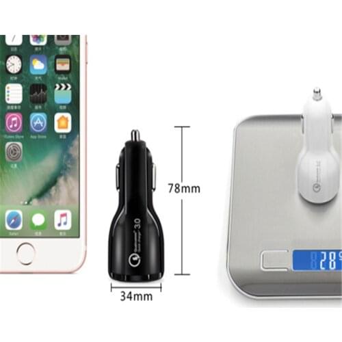 Quick Charge 3.0 Car Chargers for Nissan X-Trail Juke Qashqai Micra Pulsar 2014 2015 2016 2017 2018 2019