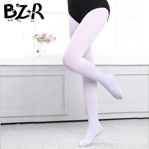 Bazzery Ballet Pantyhose Pure Color Velvet Dance Stocking for Ballet Dance Stage Performance Wear Flexible Soft Dancing Tights