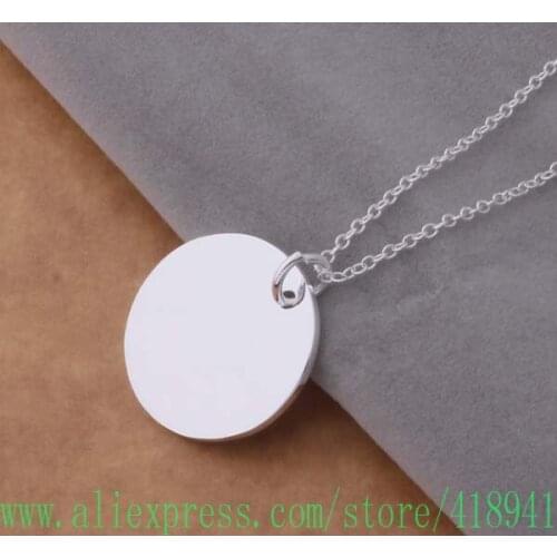 Free shipping silver plated Necklace silver fashion jewelry pendant /bxlakosa beeajvla AN691