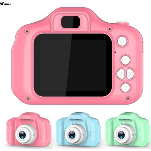 Mini Digital Camera Kids Toys Cartoon 2 Inch HD Screen Cameras Video Recorder Camcorder Childrens Birthday Christmas Gifts
