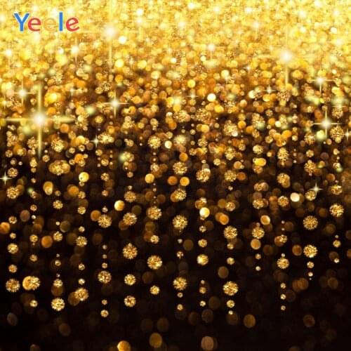 Yeele Golden Light Brokeh Backdrop Baby Shower Children Birthday Photography Background For Photo Studio Photocall Photophone